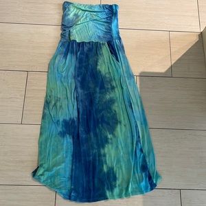 Strapless Lascana maxi dress with pockets